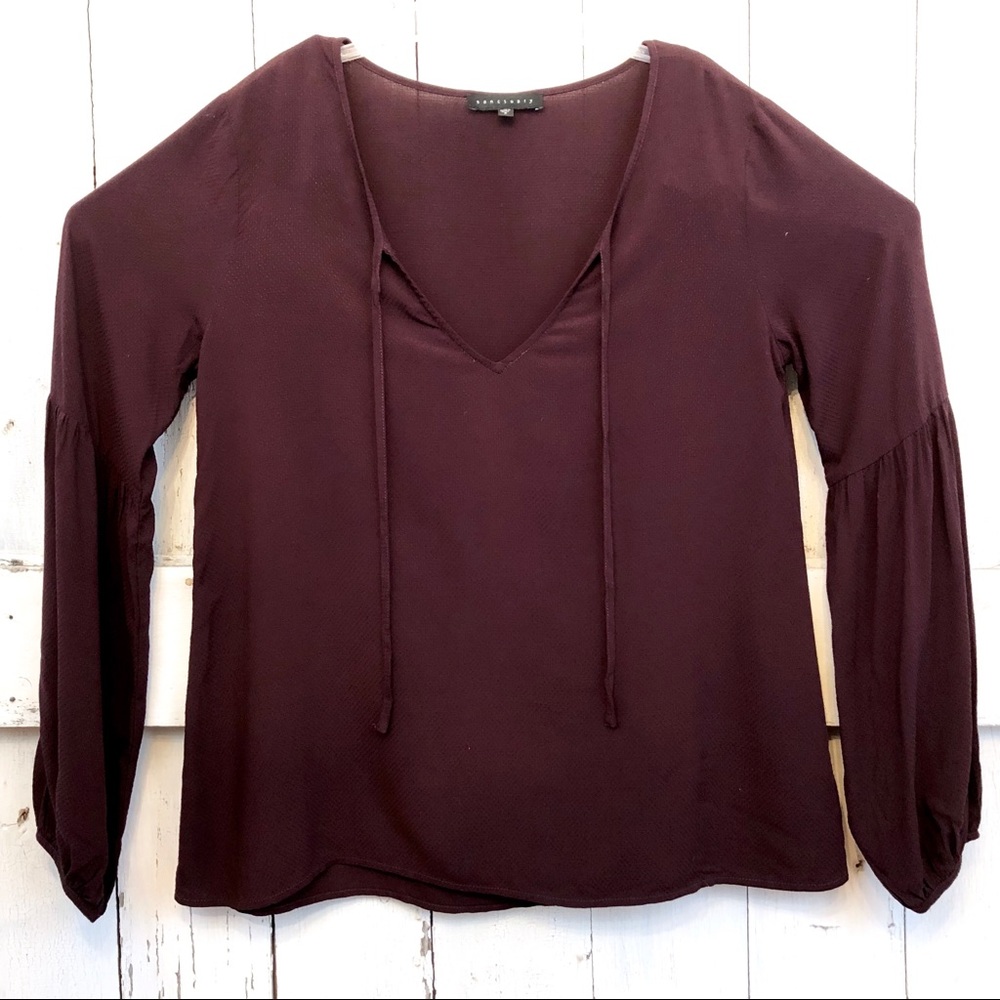 Sanctuary - Scarlett Poet Sleeve Blouse EUC - Picture 2 of 6